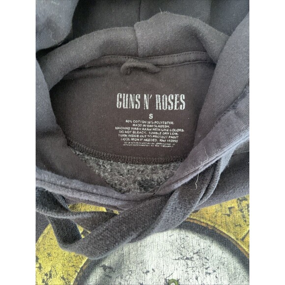 OFFICIAL LICENSED GUNS N ROSES CLASSIC LOGO HOODED SWEATSHIRT HOODIE SLASH S - Picture 4 of 5